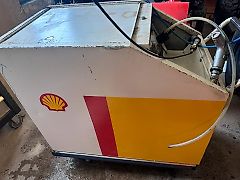 Shell Öl-Service Service Öl-Absaugung Öl befüllen Ölwechsel Shell Öl Service Automat