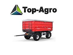 Metal-fach TOP-AGRO Lagerverkauf EU Zulassung! Zweiachs Dreiseitenkipper T711/3 12t Nutzlast!