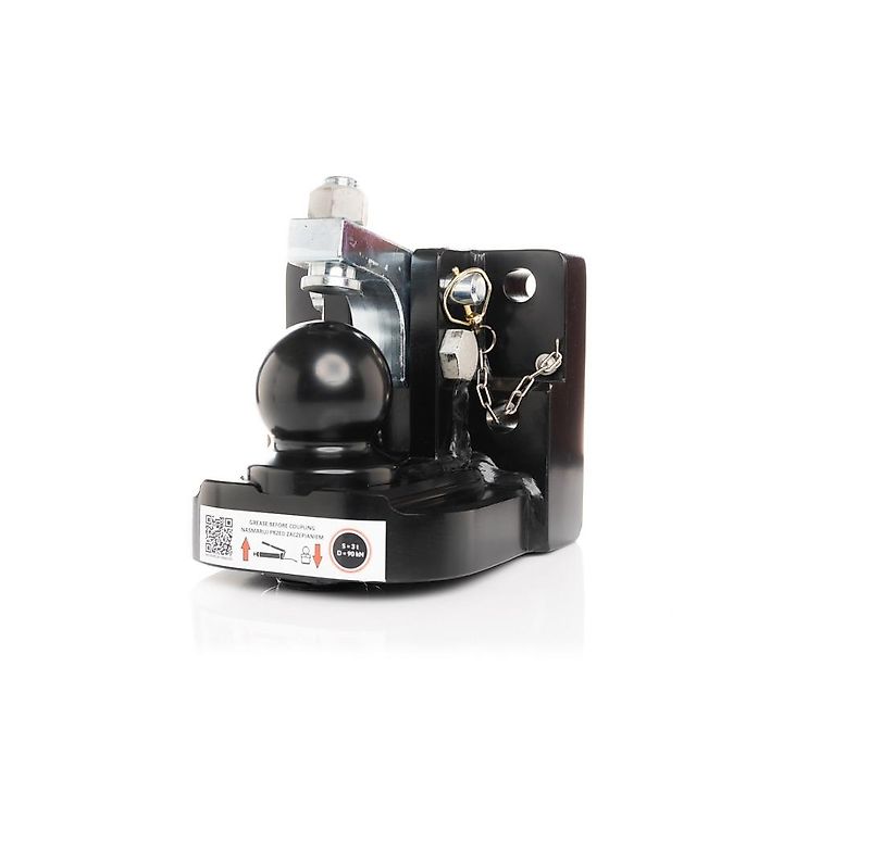 SAPALA Zaczep kulowy K80 140x80mm D=4000kg S=110kN SAPALA