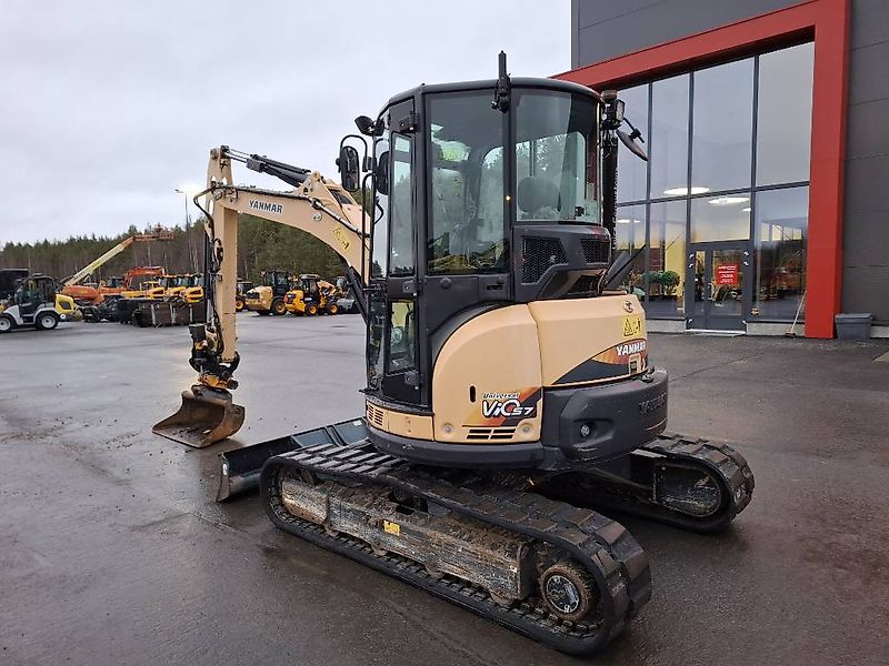 Yanmar Vio 57-U / Engcon, kauha, Rasvari,