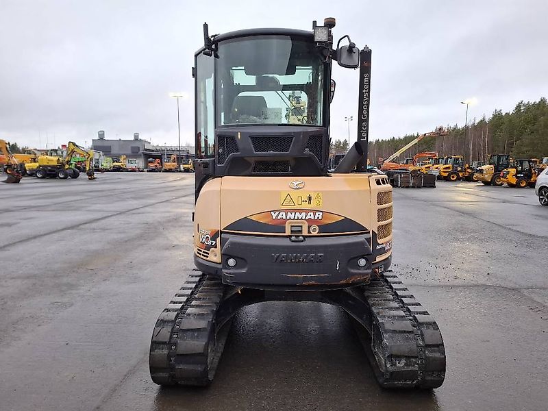 Yanmar Vio 57-U / Engcon, kauha, Rasvari,
