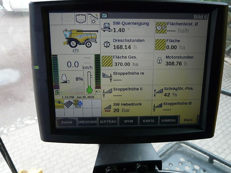New Holland CX 8.80 mit SW Varifeed 8.53m u SWW