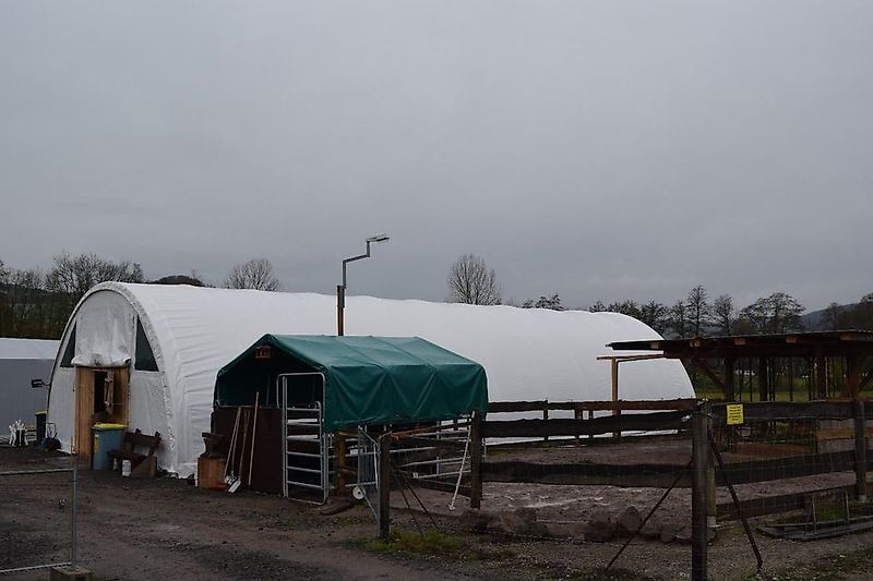 Pferde Unterstand Lagerhalle Landwirtschaft 12x9,15x4,5 Statik
