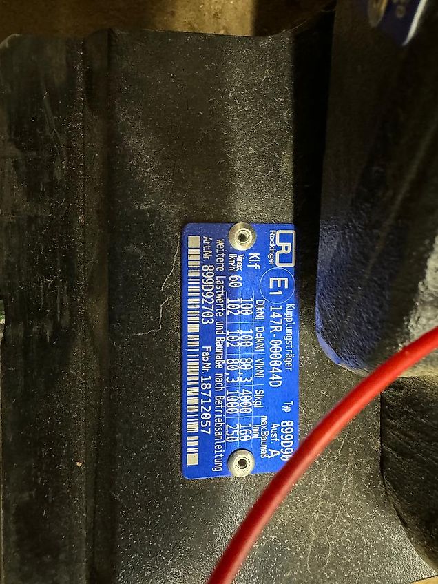 Rockinger K80 Zugkugelkupplung Typ 899D90, 4t