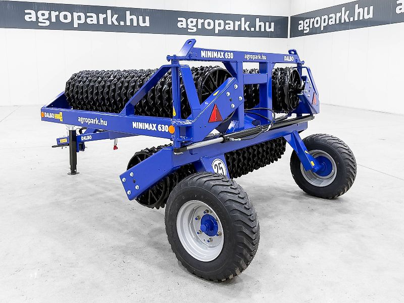 DALBO MiniMax 630 roller, 6,3 m working width, Cambridge Snowflake roller sections, made in Denmark