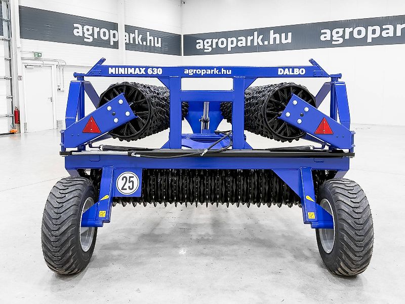 DALBO MiniMax 630 roller, 6,3 m working width, Cambridge Snowflake roller sections, made in Denmark