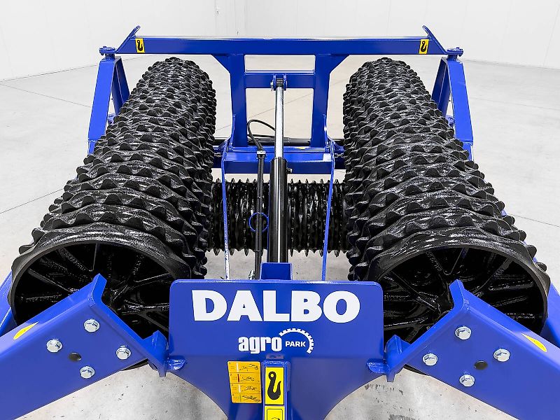 DALBO MiniMax 630 roller, 6,3 m working width, Cambridge Snowflake roller sections, made in Denmark