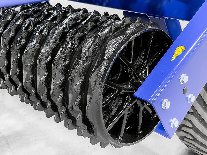 DALBO MiniMax 630 roller, 6,3 m working width, Cambridge Snowflake roller sections, made in Denmark