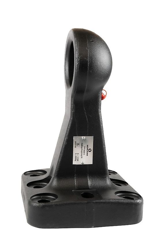 Ruhlicke Ucho dyszla K80 na zaczep kulowy 145x145mm zaczep hak chochla 998014 4tony