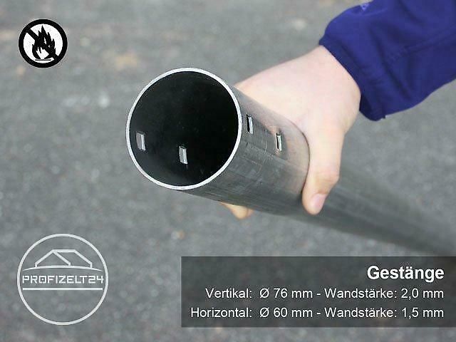 Toolport GmbH Rundbogenhalle 9,15x20m Lagerzelt Zelthalle Industriezelt grün