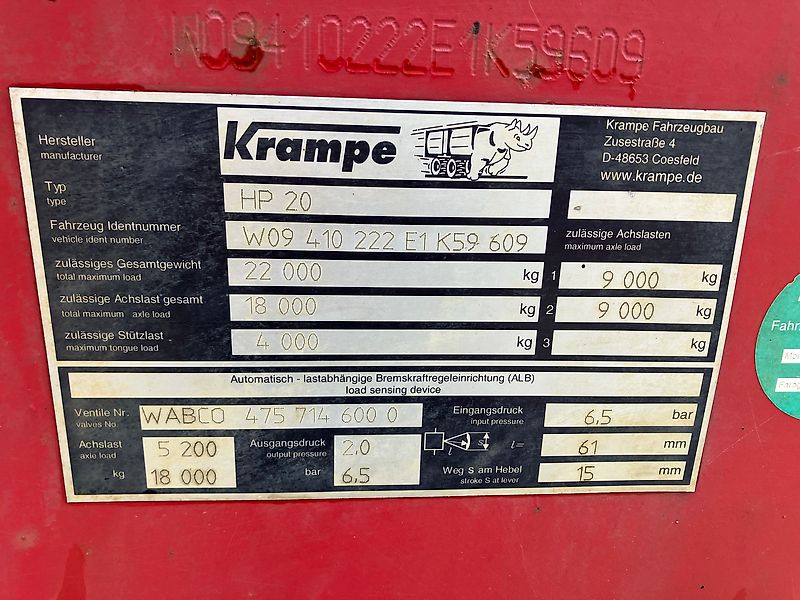 Krampe HP 20