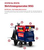 Zapfwellenaggregat, Notstrom Aggregat, Zapfwellengenerator 38 kVA