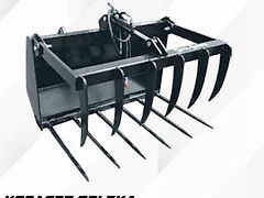 Metal-Technik Krokodil/Dungzange mini für Hoflader 1 zylinder