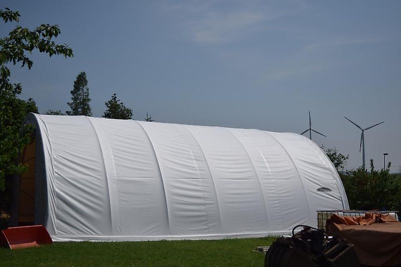 Rundbogenhalle Zelthalle 12x9x4,5m Landwirtschaft 750 PVC Statik