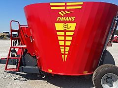 FiMAKS Pionowy wóz paszowy Fimaks FMV8L, 8 m3