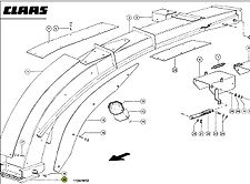 RT Uszczelka tunelu wyrzutu  discharge tunnel gasket Claas Jaguar 800 0000682390