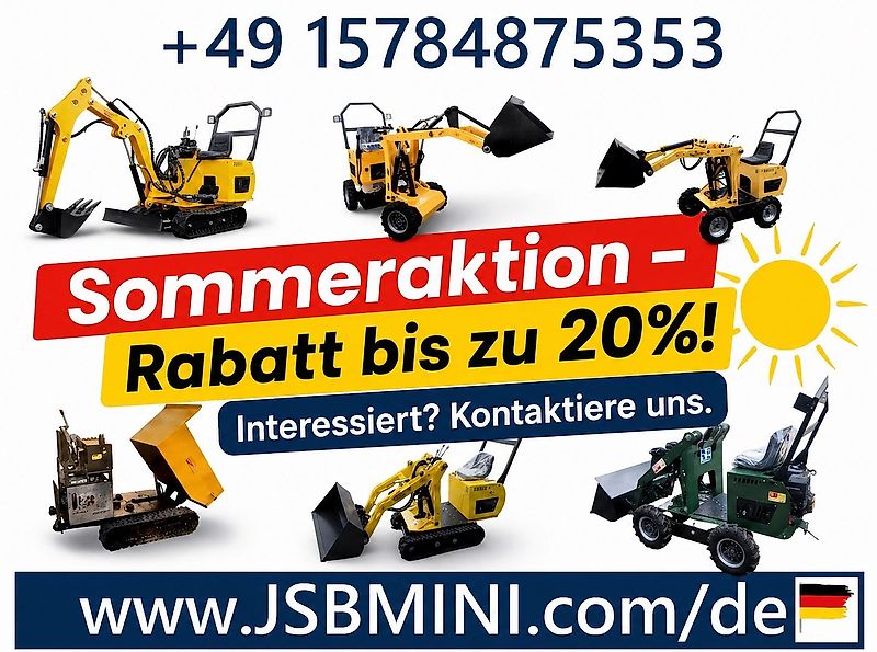 JSB MINI Lader Bagger Dumper +48 517 106 332