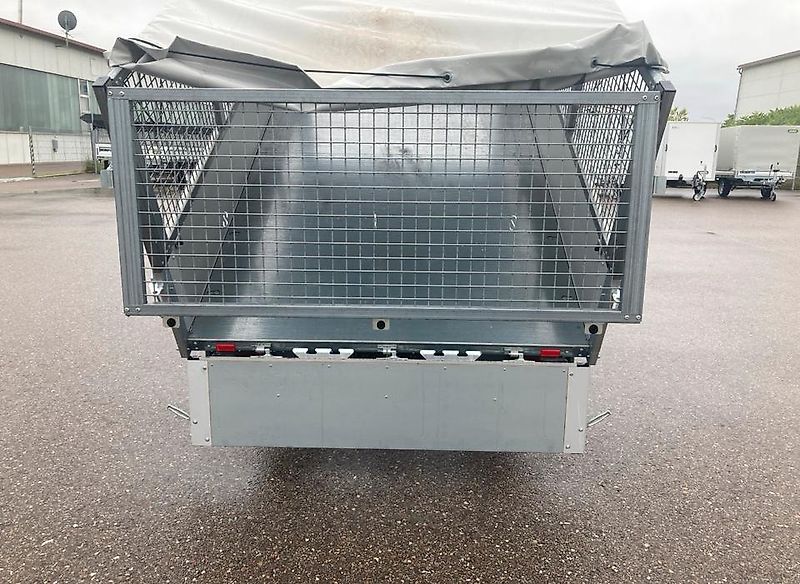 Unsinn 1,8To Dreiseitenkipper mit Laubgitter und Pumpless
