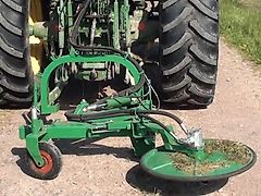 Kellfri Kantenmäher Zaunmäher Mähwerk für Traktor Trommelmähwerk Dreipunkt 1 und 2