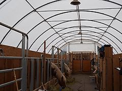 Pferde Unterstand Lagerhalle Landwirtschaft 12x9,15x4,5 Statik