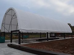 Rundbogenhalle Zelthalle Leichtbauhalle Landwirtschaft Neu Statik