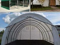 Industriezelt Leichtbauhalle Halle Landwirtschaft 750PVC 6x12m