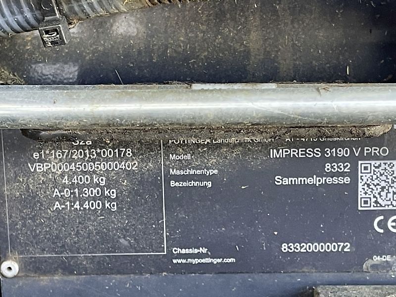 Pöttinger IMPRESS 3190 V PRO