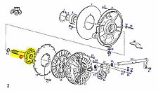 RT WAŁEK SPRZĘGŁOWY TURBOMATU TURBOMATIK SHAFT FENDT FARMER 310 311 312 199104100060