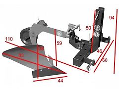 VEMAC Einschar Pflug EP20 Einscharpflug Beetpflug Traktor Schlepper NEU