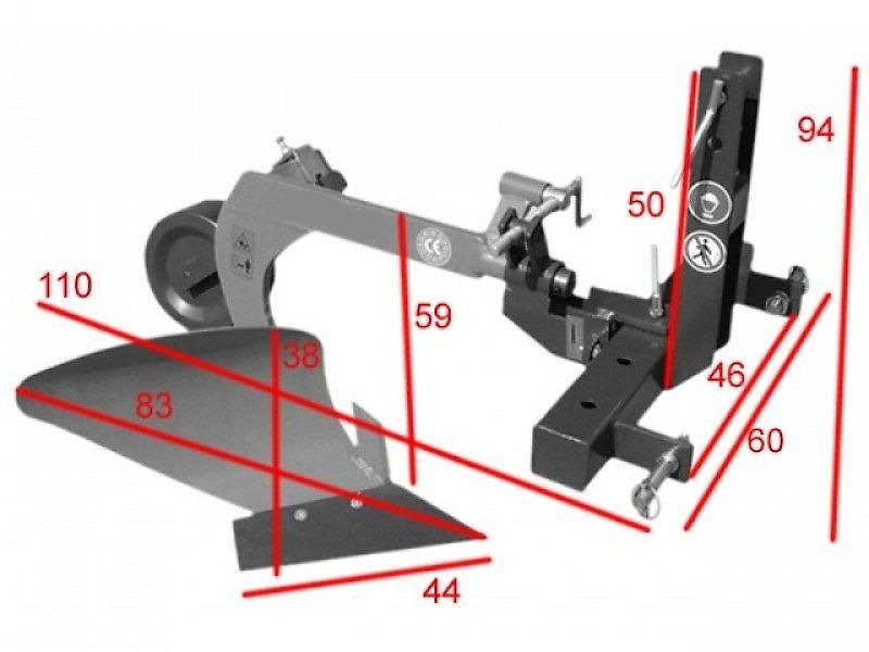 VEMAC Einschar Pflug EP20 Einscharpflug Beetpflug Traktor Schlepper NEU