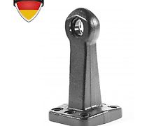 RUHLICKE Ucho dyszla fi40 przykręcane 110x100mm końcówka dyszla