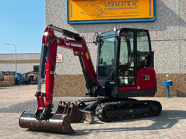 Yanmar SV26, quick bucket release, 294 hours, 2022!