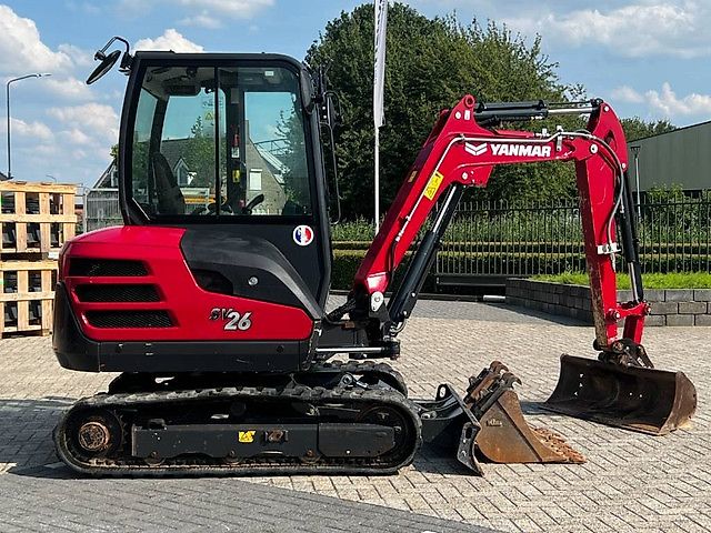 Yanmar SV26, quick bucket release, 294 hours, 2022!