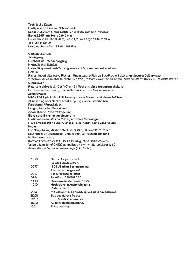 Krone BIG Pack 1270 VC