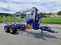 Scandic ST-8 10,5t 7,9m Kran 550kg Hubkraft Druckluft Untenanhängung