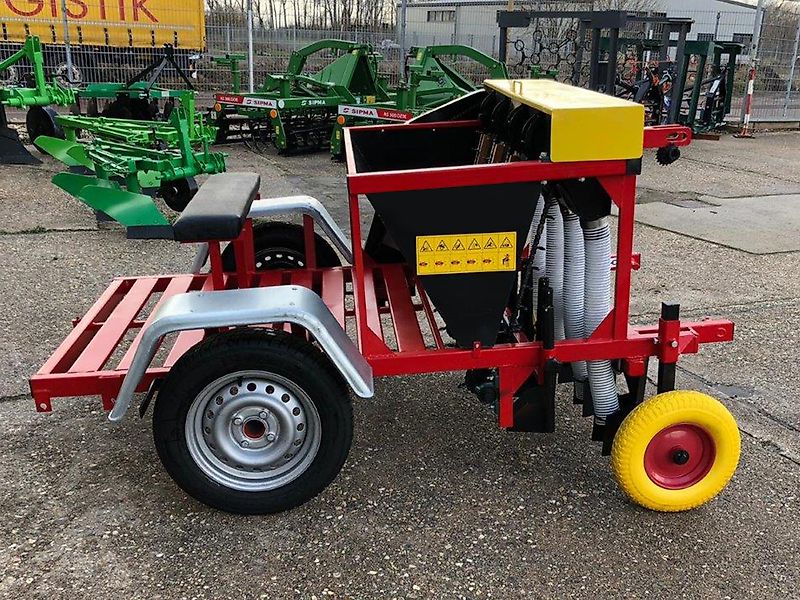 Top-Agro Automatische Pflanzmaschine für Knoblauch, Saubohne, Zwibeln, Tulpen