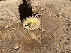 Amazone ED 601-K Antriebswelle 916297 mit Kettenrädern 917354 und 916287