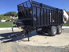 Kobzarenko TZP-35 24t 45m³ Deichselfederung Lenkachse