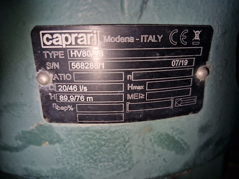 Caprari Beregeningspomp HVU 80 1 B
