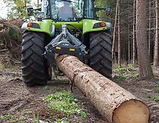Fliegl Rückezange RZ185 Dreipunkt Kat.II Aufnahme Fliegl Rückezange RZ185 Dreipunkt Kat.II Aufnahme