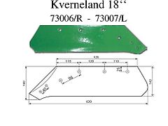 Kverneland Pflugschar