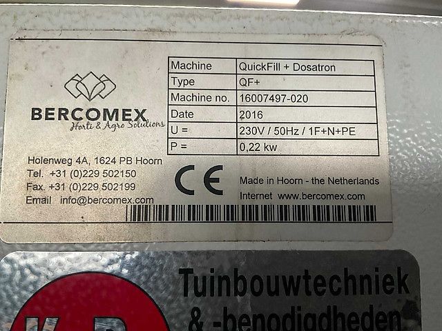 Bercomex QuickFill + Dosatron