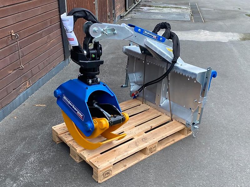 Binderberger Rückezange Forstzange Frontladerzange Holzgreifer
