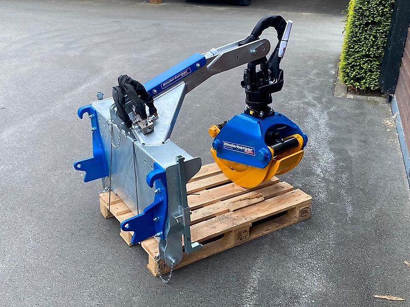 Binderberger Rückezange Forstzange Frontladerzange Holzgreifer
