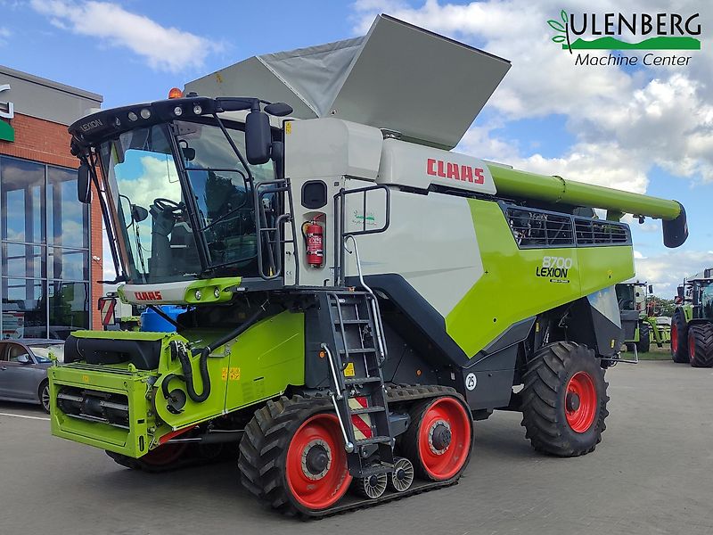 Lexion 8700 TT (po 6 sezonach) z hederem Vario 1230 (po 5 sezonach)