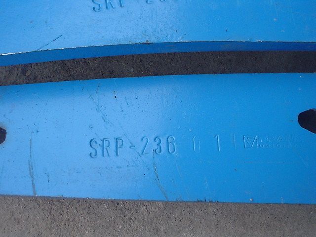 Rabe Streichblechstreifen hi links Nr.1, Typ SRP236O1-L, Stückpreis